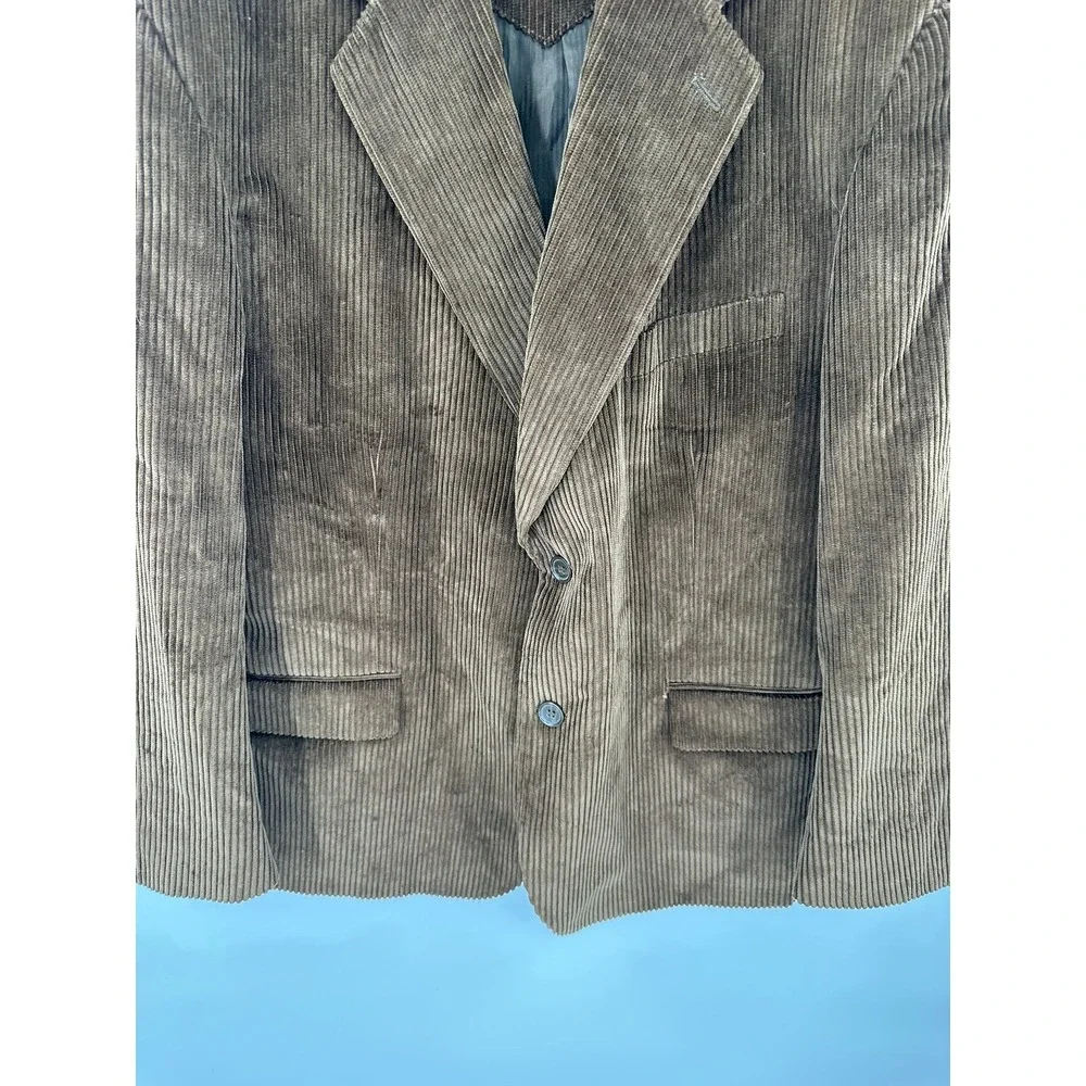 Scandia Woods/ Corduroy Blazer Jacket Mens 44 L Wide Wale Academic Professor